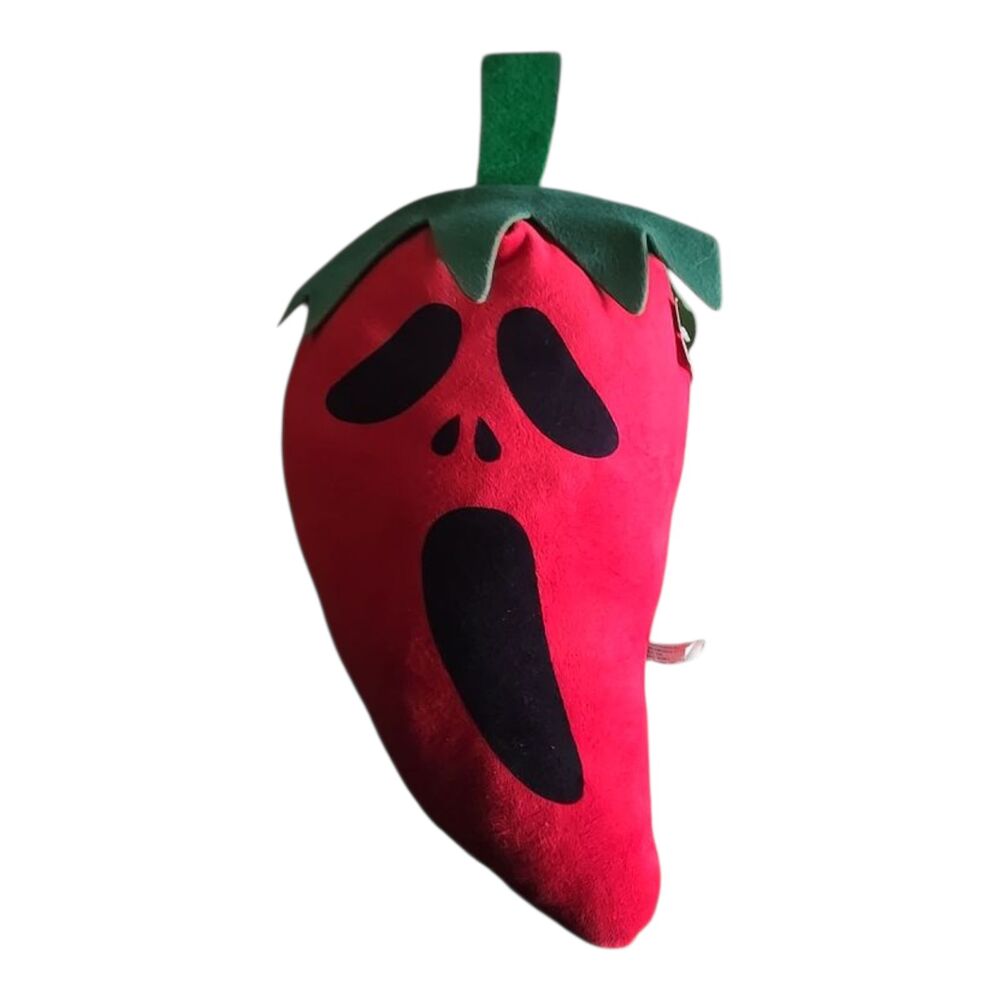 Scream Ghost Pepper Pillow Stuffy OS Red Green Tags